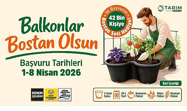 Başkan Altay: “Balkonlar Bostan Olsun Projesi ile 42 Bin Kişiye Sebze Yetiştirme Seti Hediye Edeceğiz