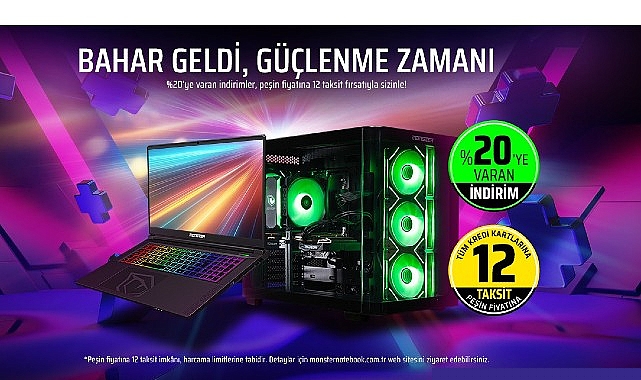 Monster'dan mart ayına özel yüzde 20'ye varan indirimler kullanıcıları bekliyor